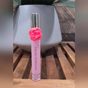 Victoria's Secret Pink Rollerball with Coral Floral Charm